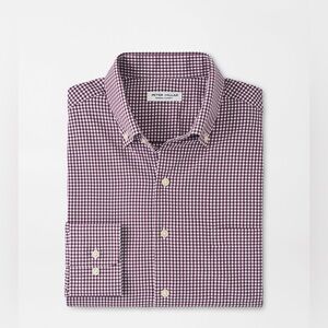 Peter Millar Summer Comfort Mens XL Cranbrook Performance Poplin Sport Shirt